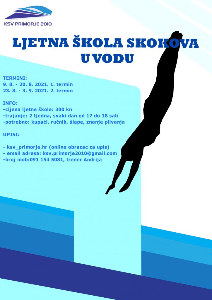 Ljetna škola skokova u vodu 2021